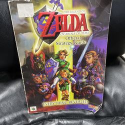 The Legend Of Zelda Ocarina Of Time Official Strategy Guide N64 BradyGames
