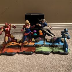 Marvel Vs Capcom Infinite Statues And Light-Up Infinity Stones 