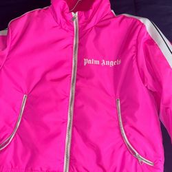 Palm Angles Pink Puffer Jacket