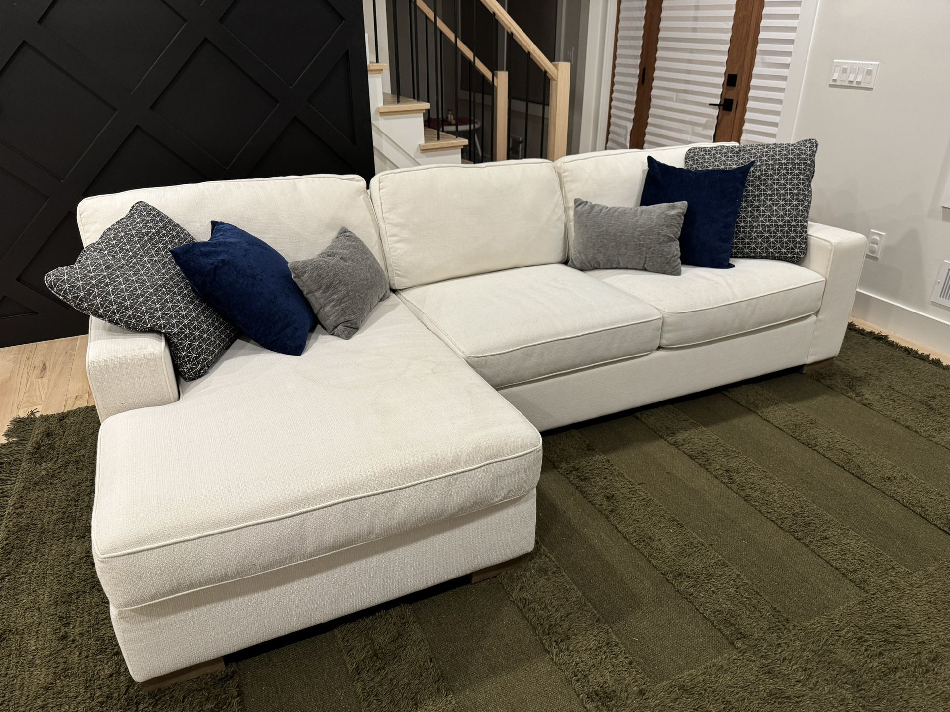 Macy’s Ivory Sectional 
