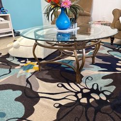 Glass Top Coffee Table
