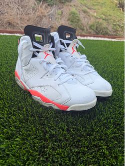 Air Jordan 6 Retro White Infrared Men’s Size 14 Nike Basketball Shoes Classic.