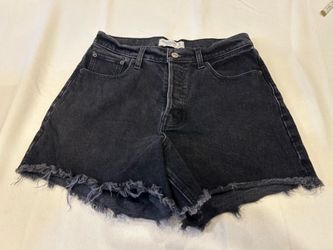 Black Abercrombie shorts size 6