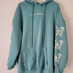 butterfly Sweatshirt Hoodie Size S