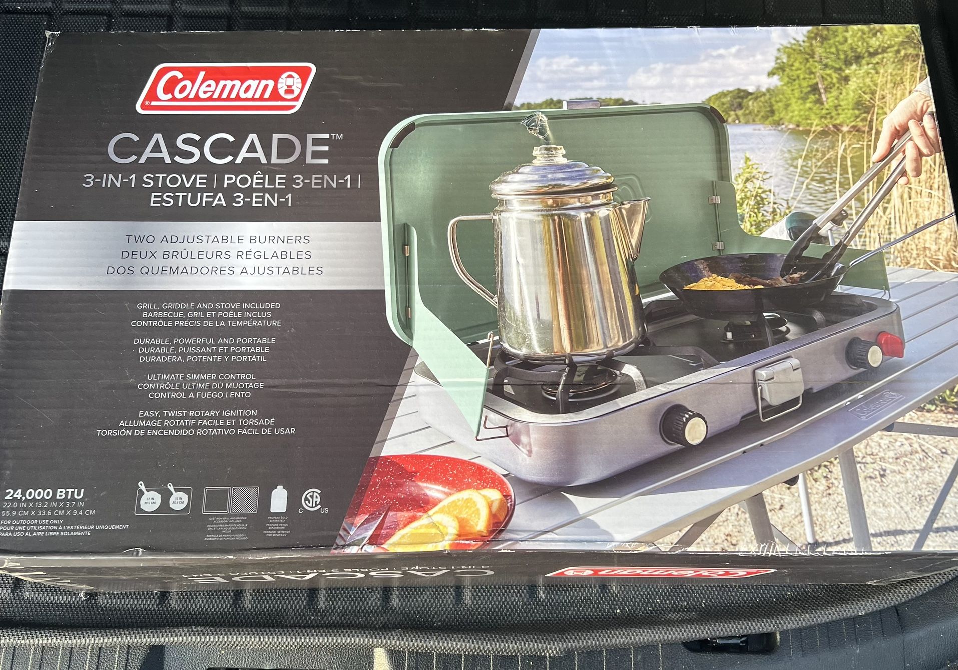 Brand New Unopened 2 Burner Camping Stove