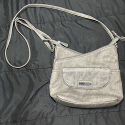 MultiSac Vista Solid Color Vegan Leather Crossbody Handbag
