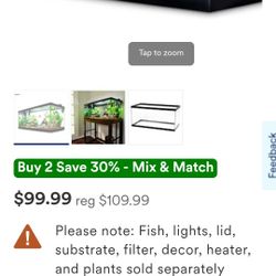 Aqueon Standard Glass Aquarium Tank 40 Gallon Breeder

 along  with Aqueon Quiet 50 Gallon Filter