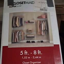 Closet Organizer Shelf System - Adjustable 