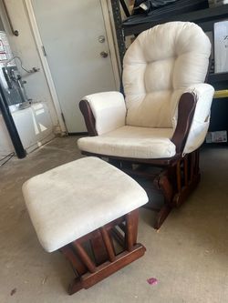 Nursery Glider - rocking chair and foot rest