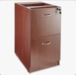 Lorell Essentials Hanging Fixed Pedestal, 2- Drawer
