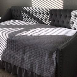 Grey day bed 