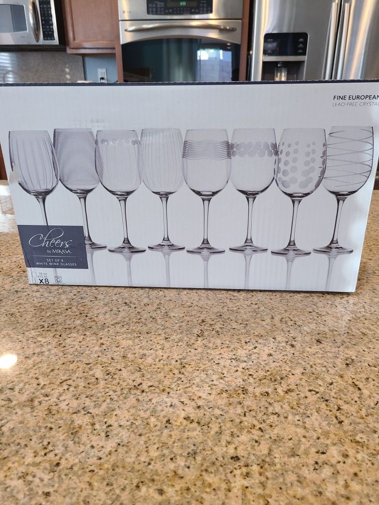 Mikasa® Cheers 15.75 oz. White Wine Glasses (Set of 6).