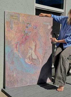 Original large art piece signed 36x48”