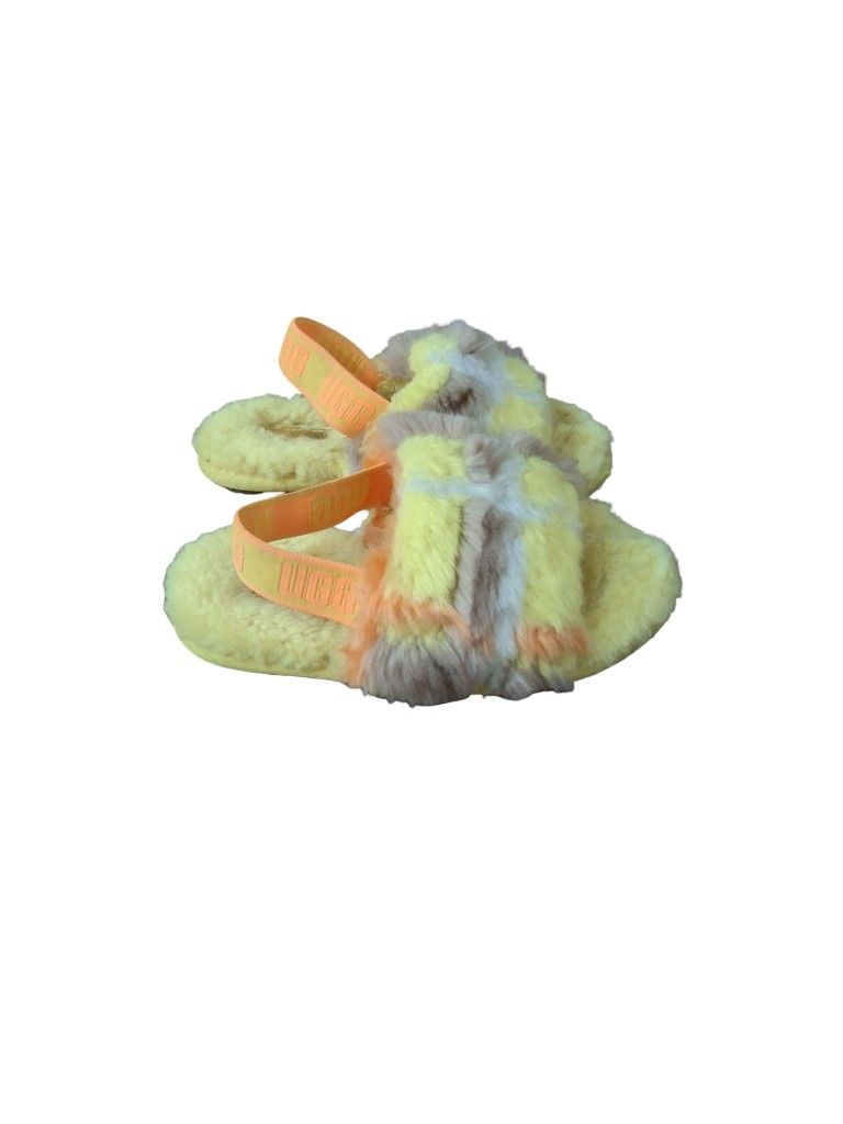 Toddler Fluff Yeah Slide Plaid Punk 10031630T, Size 9