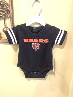 Chicago Bears Baby 0/3 Months Onesie