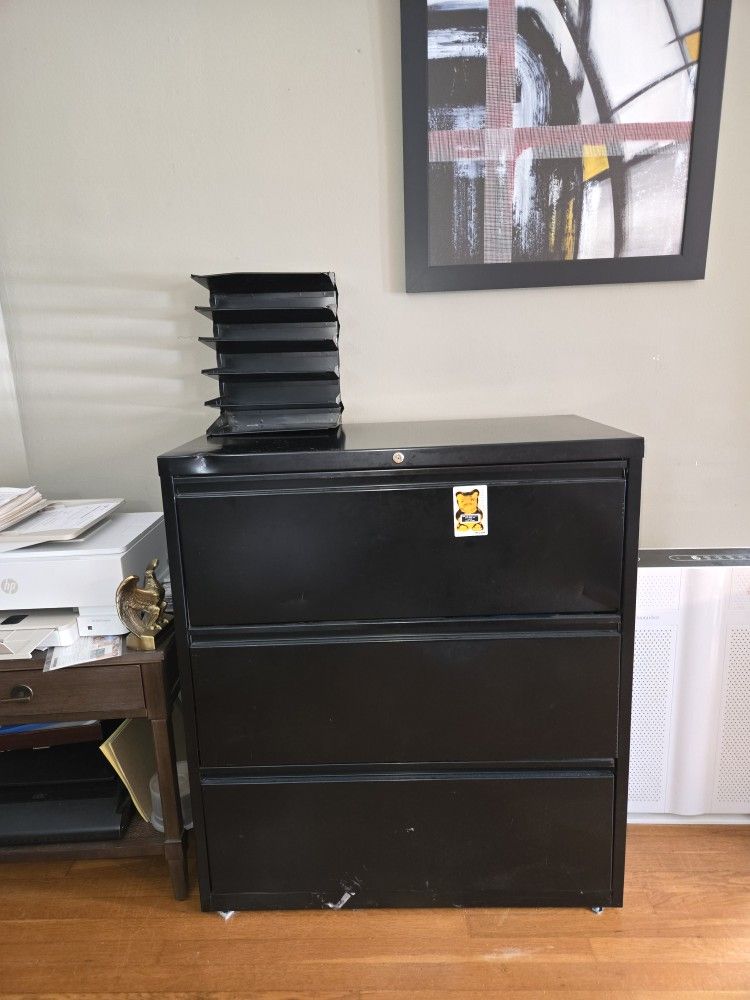 Three Drawer File Cabinet