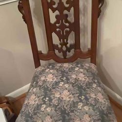 Chippendale style chair.