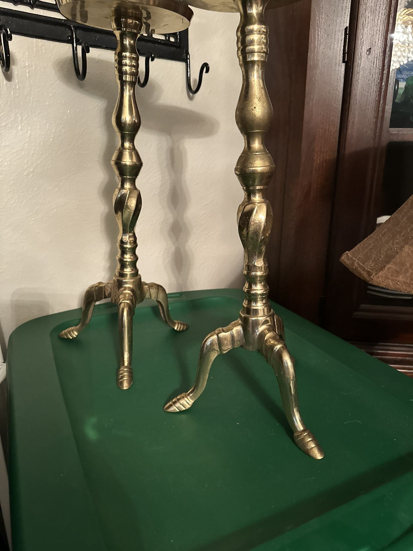 Brass Antique Candlesticks