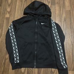 Nike For Woman * Track Jacket Full Zip Up Hoodie * Bandanna Arm Design * Small. 
