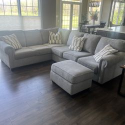 3 Piece Grey Sectional