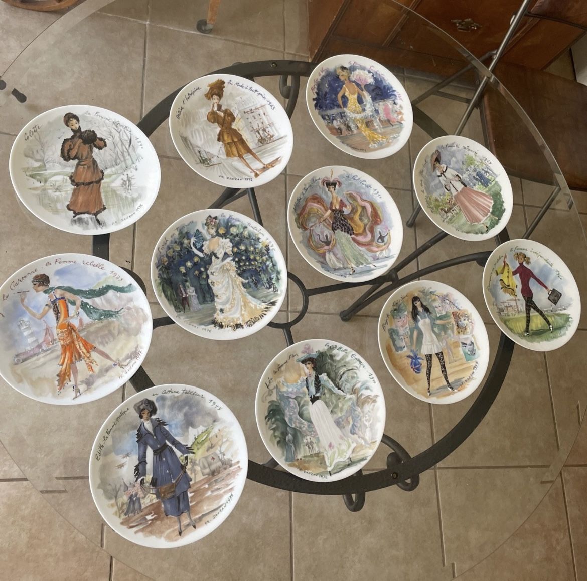 Collectible French Plates