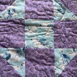 Baby Quilt W Polar Bears