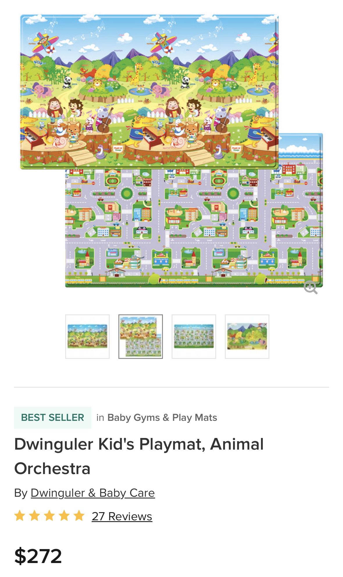 Dwinguler Kids Playmat