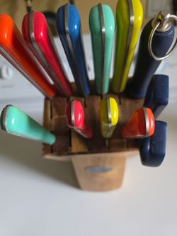 Fiesta Multicolor Knife Block Set