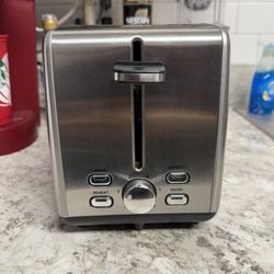 2 Piece Stainless Steel Toaster 
