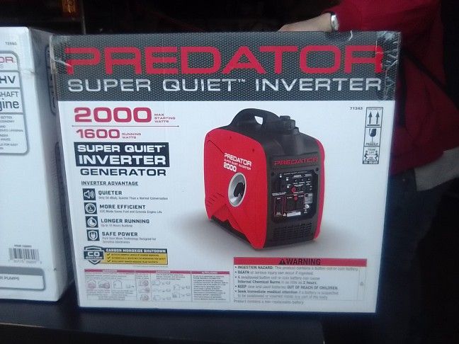 Predator Super Quiet Inverter Generator