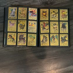 Gold Pokemon Cards 