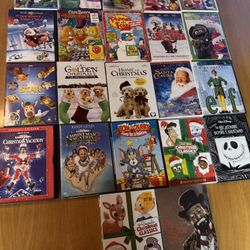 Christmas DVDs (prices vary)