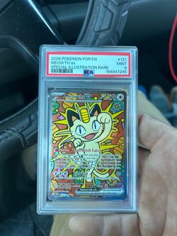 2026 POKEMON POR EN MEOWTH ex SPECIAL ILLUSTRATION RARE