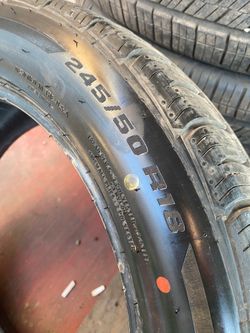 245/50/18 set of four tires like new