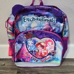 Girls Enchantimals Backpack, Great Condition