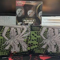 Perfect order Pokemon center ETB & booster box