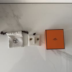 Hermes Mini Pop H Earrings