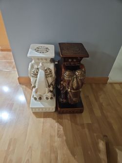 Ceramic Elephant Garden Stools Set of 2