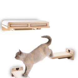 Cat Wall Steps + Bed