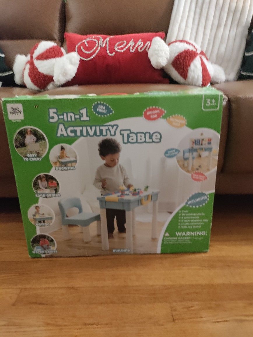 Kid's 5 in 1 Activity Table