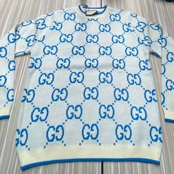 Men’s Gucci Sweater-off white and blue