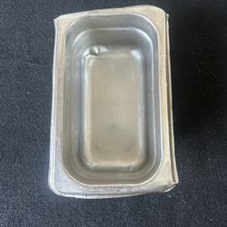1/9 Size Stainless Steel Steam Table Pan 2.5” Deep Restaurant Prep / Topping Pan