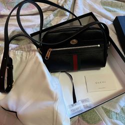 Gucci Leather Ophidia Crossbody 