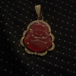 Red Buddha Pendant