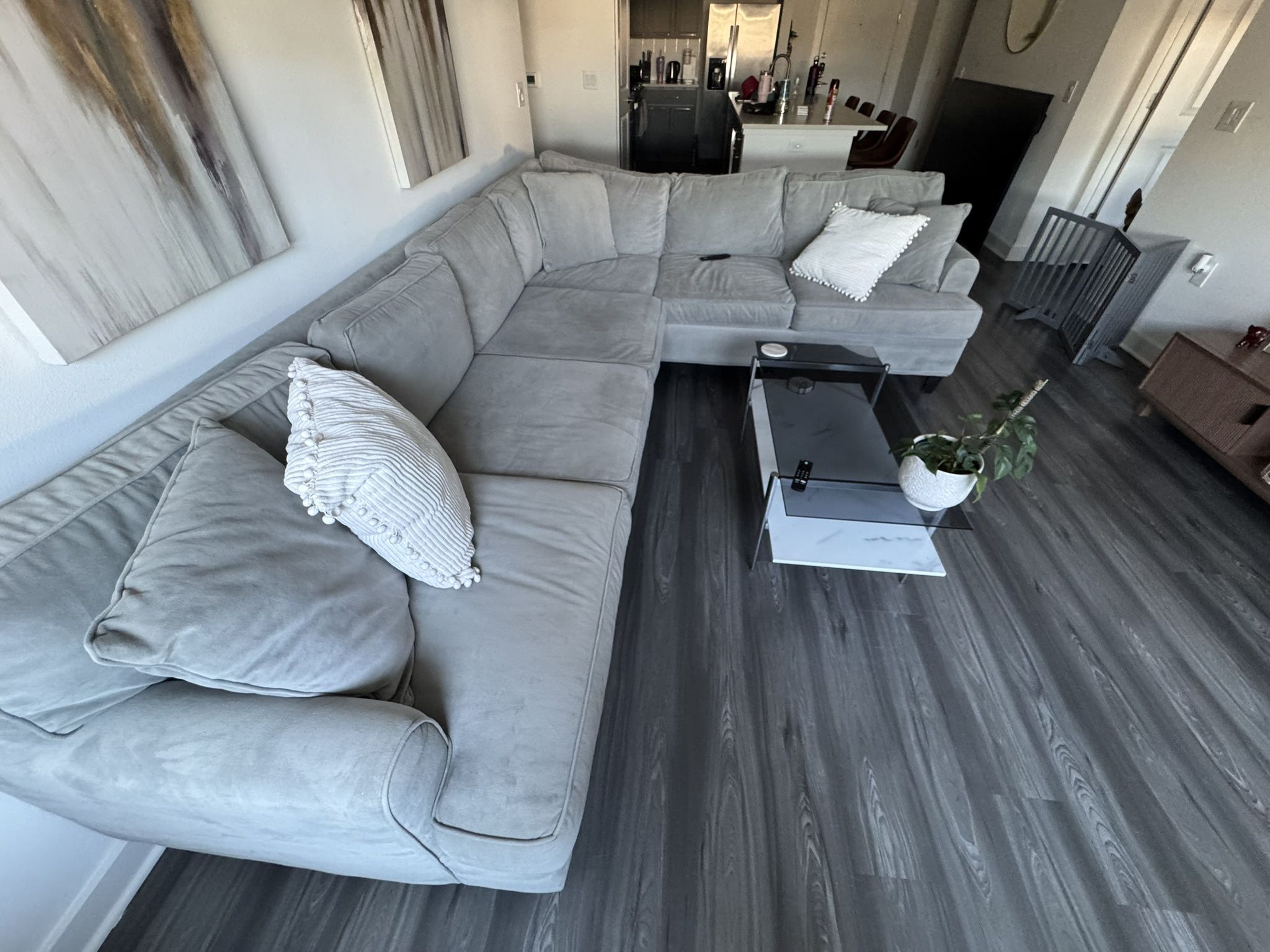 Grey Sectional! Need Gone Today!