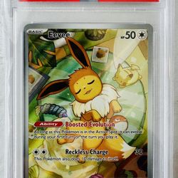 Eevee IR - 2025 Pokemon Prismatic Evolutions ETB Promo - PSA 10 Gem Mint