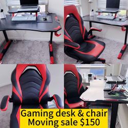 Gaming desk & Chair