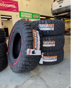 35x12.50r17 Arroyo RT New tires installed and balanced Llantas Nuevas