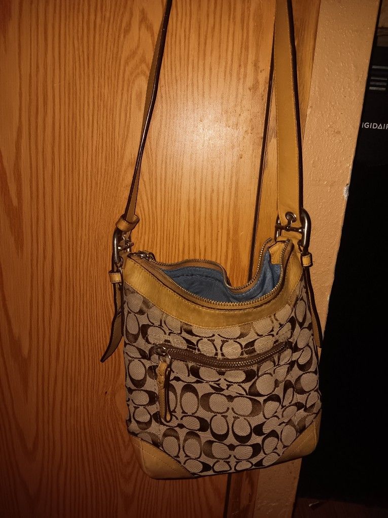 COACH SIGNATURE SLIM DUFFEL 