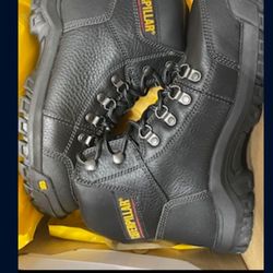 Caterpillar Steel Toe Work Boots Size 11 Wide 